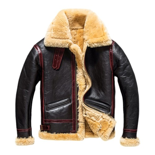 Men fur aviator bomber - aviator,