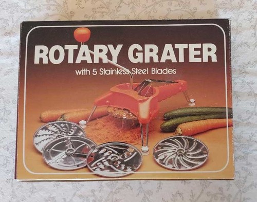 Vintage rotary grater with - grater,