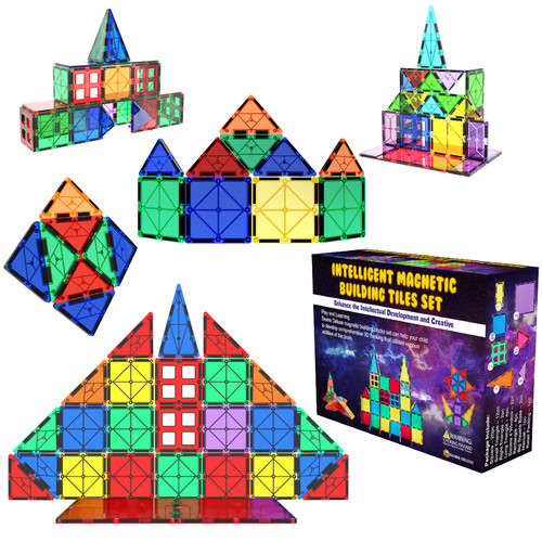 Magnetic tiles piece - magnetic, 47