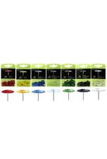 Exacompta Coloured Drawing Pins Thumb Tacks Cork Board - Pack 40 - Select Colour