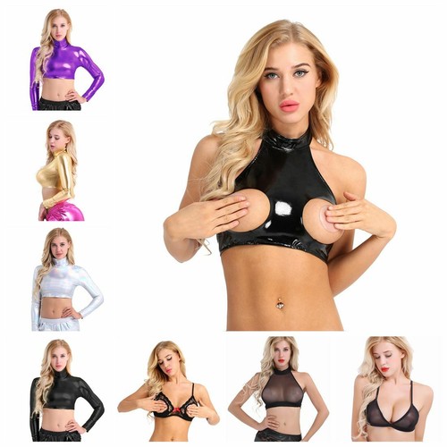 Women pvc leather cupless - pvc,
