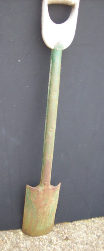 Vintage fence post spade - fence,