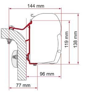 Fiamma f45 adapter kit hymer - adapter,