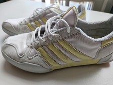 Adidas Oki-ni  Marathon 80 White And Yellow Trainers Size 6 Vintage rare  oki ni