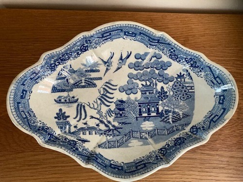 Blue and white - and, willow
