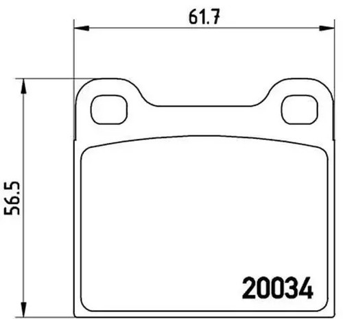 Brake pads 001 brembo for - 001,