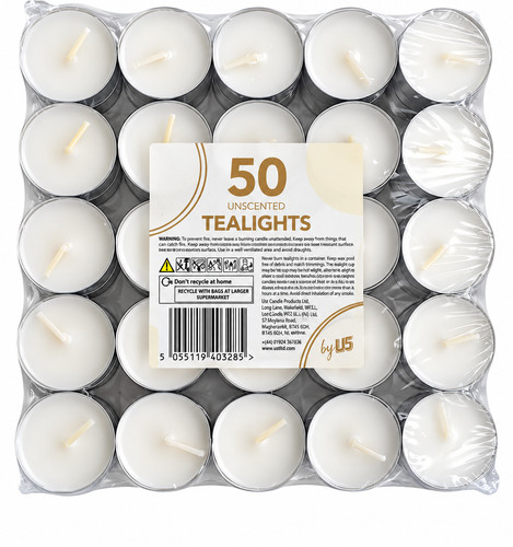 Candles 100 pack white - 100,