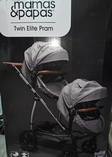 Mama papas twin elite pram - twin,