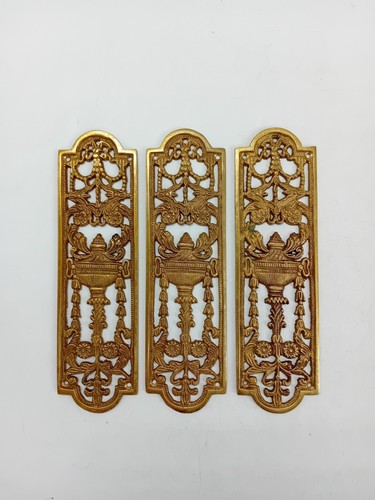 Set ornate brass - set, finger