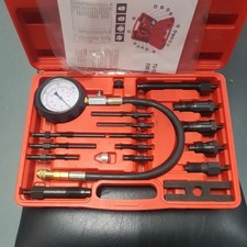 Automotive Diesel Engine Compression Tester Kit Cylinder Pressure Test Tools