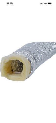 Aluminium insulated ducting - insulated,