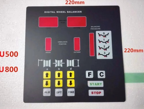 Balancing machine parts keypad - balancing,