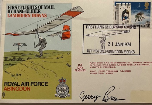 Hang glider 1st - mail, flights