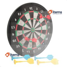 COLORBABY 49945 CB Sports Magnetic Dartboard for Kids 2-in-1 Children Darts Set