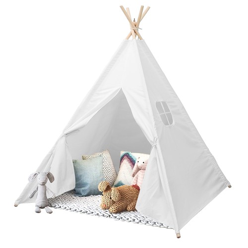 Kids play tent wooden - wooden, indoor
