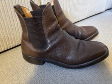 CHEANEY HAMPTON BOOT GOLFER SOLE UK 11 G ZUG LEATHER CHELSEA SHOE MENS - UK MADE