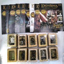 Eaglemoss The Lord Of The Rings Collectors Models x 10 Figures Magazines *READ*