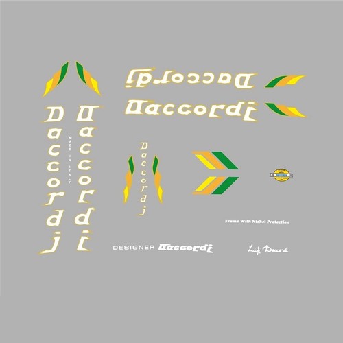 Daccordi bicycle decals - bicycle,