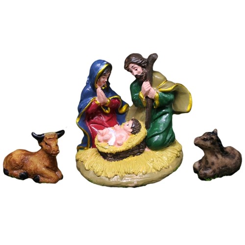 Nativity scene figures resin - scene,
