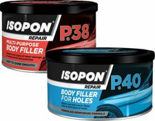 U-POL David's Isopon P38 Car Body Compound Filler & P40 Glass Fibre Repair Kit