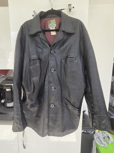Diesel leather black button - leather,