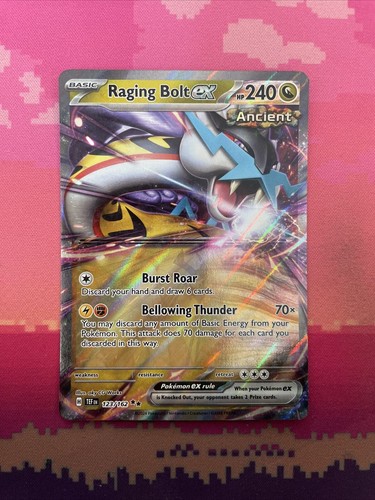 Pokemon card raging - raging, ex