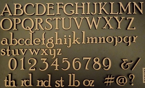 Any 12x wooden letters - any,