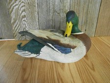 ducks unlimited limited edition preening mallard john gewerth decoy figurine