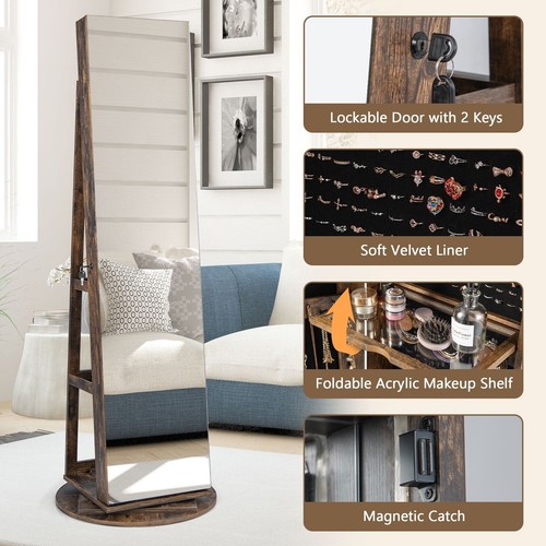 Rotating jewelry armoire - jewelry,