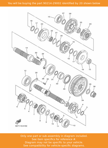 Yamaha washer claw - yamaha,