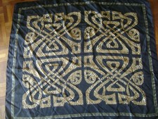 BIBA SCARF 86x76cm black brown