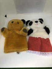 Sooty Puppet And Sue Puppet Plush Soft Toy 2008 (J1-07)