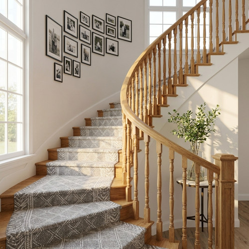 Pine traditional stair spindle - traditional,