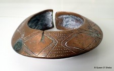 African Bangle Antique Tribal Bronze Brass Manilla Bracelet Cuff Currency