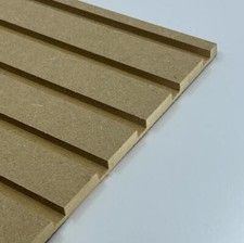 Slat MDF Decorative Wall Panelling 3D Wall Panels MDF Panel Packs 2400 x 390mm