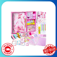 PATIFEED DIY Journal Kit for Girls, Scrapbook & Diary Supplies Set, Girls Diary