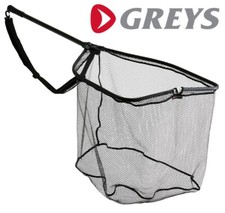 Greys New 2023 Folding Salmon Net Rubber Mesh Landing Net 65X70X65CM Handle 88CM
