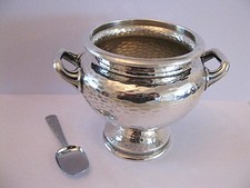 ANTIQUE SILVER PLATE SUGAR