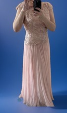 Pink Long Dress 10 Size Wedding Guest Cocktail Party Prom