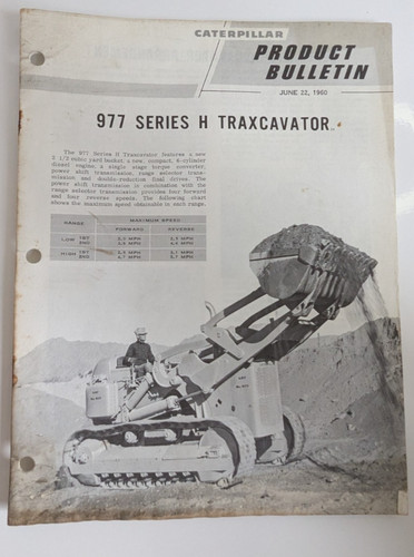 Caterpillar 977 traxcavator - caterpillar,