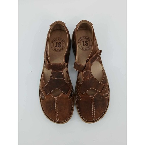 Leather closed toe sandal - closed-toe,