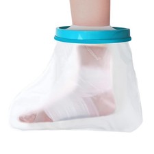 Fasola Waterproof Foot Cast Cover Shower Protector Reusable Adult Leg Bandage