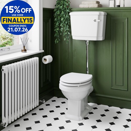 Traditional low level - traditional, toilet