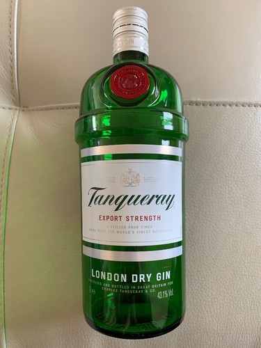 Tanqueray gin empty bottle - tanqueray, 1l