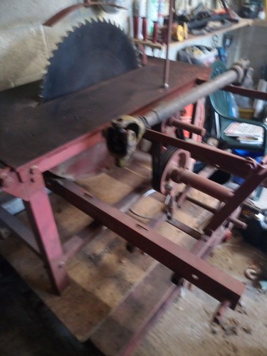 Pto circular saw bench - , heavy