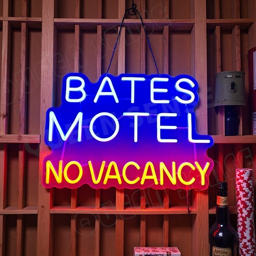 Bates motel vacancy led - motel, no