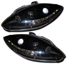 Black DRL-style devil eye