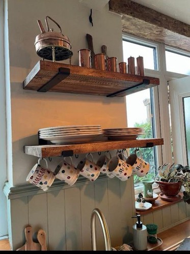 Rustic floating shelves wooden - shelves,