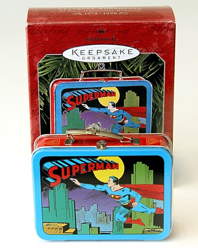 Hallmark superman lunch box - hallmark,