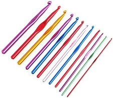 12pcs Multi colour Aluminum